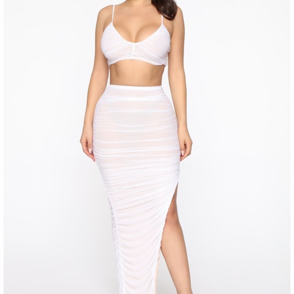New York Nights Mesh Skirt Set